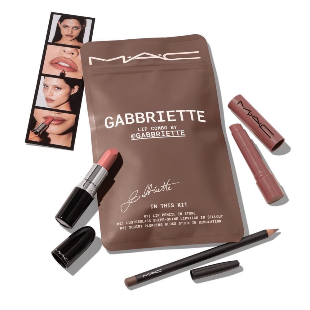GABBRIETTE MAC LIP KIT PALETTE COMBO BY @GABBRIETTE